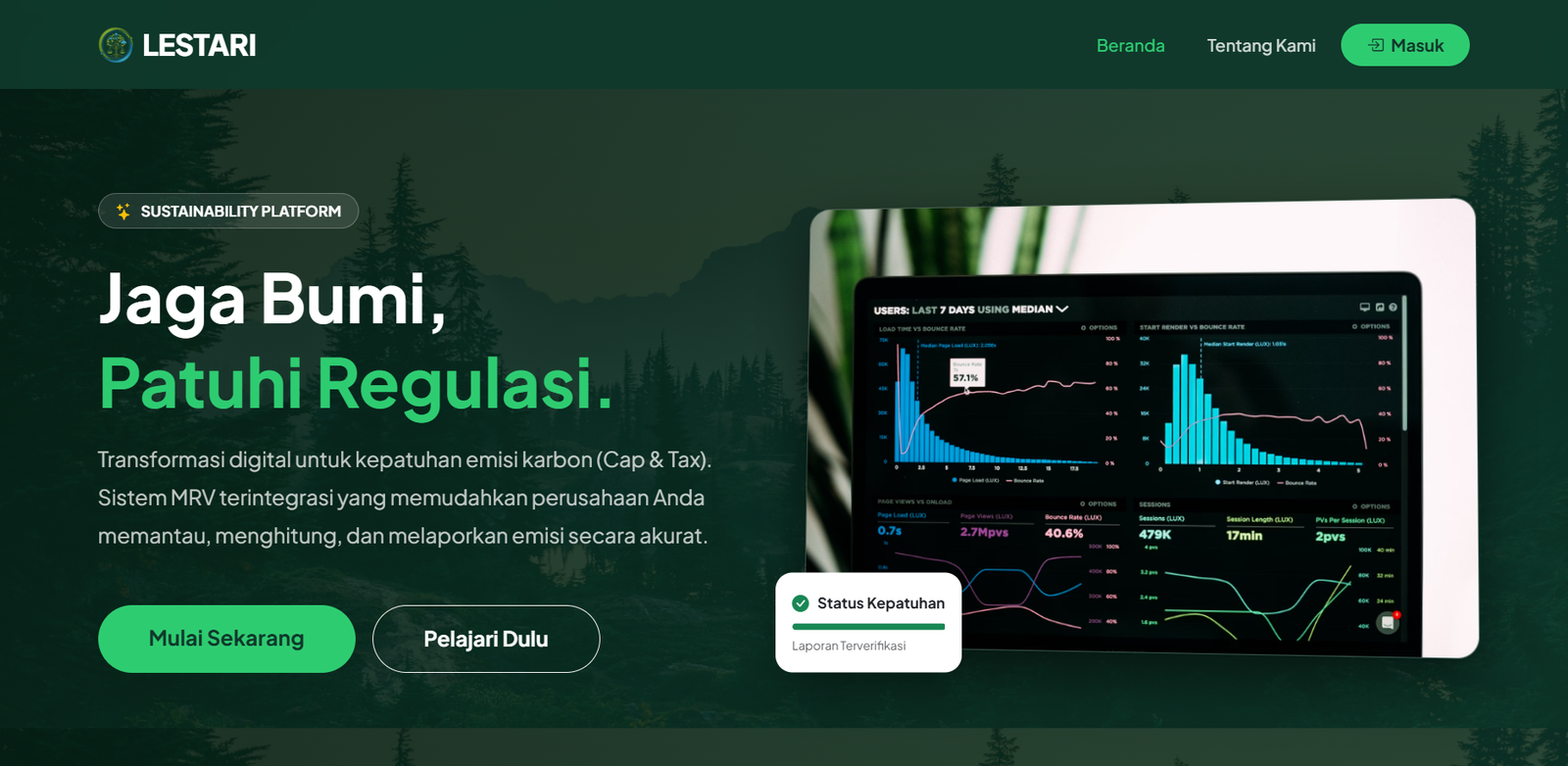 Sistem Informasi LESTARI